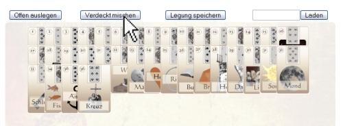 Kartenlegen Verschiebeseite Beispiel 1