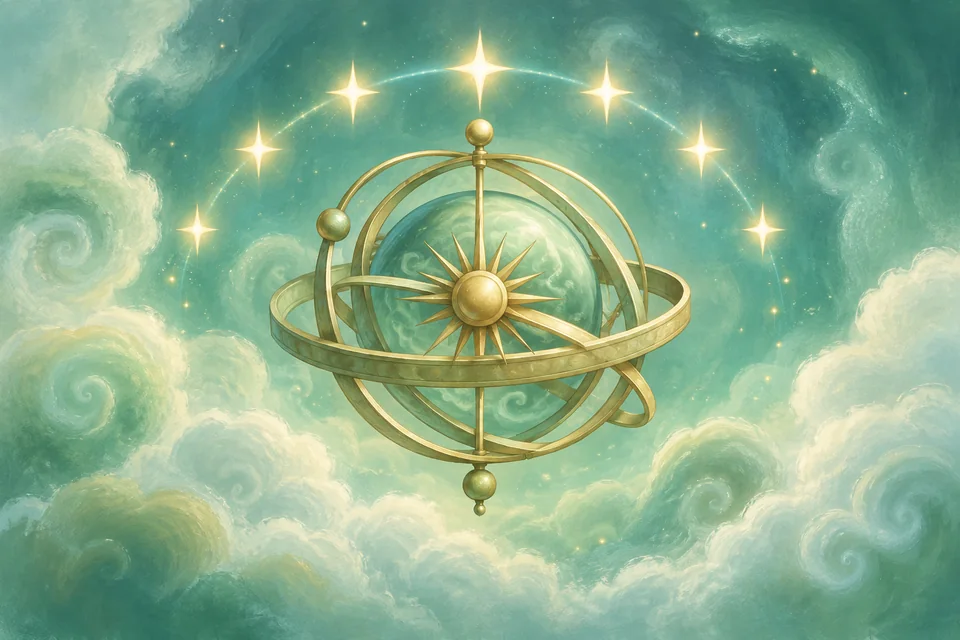 Goldenes Astrolabium unter sieben Sternen – Wochenhoroskop
