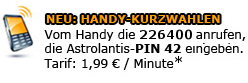 Astrolantis Handy Kurzwahl