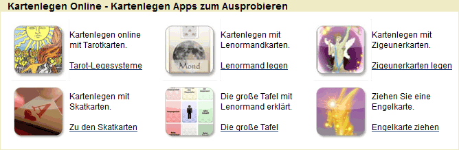 Kartenlegen Apps