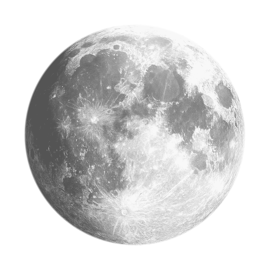 Vollmond – Mondphasen-Illustration