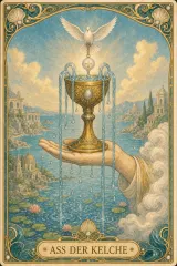 Tarotkarte Ass der Kelche