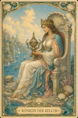 Tarotkarte Königin der Kelche
