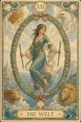 Tarotkarte Die Welt