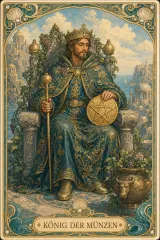 Tarotkarte König der Münzen