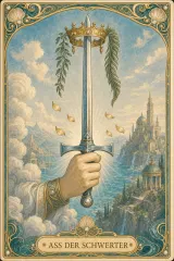 Tarotkarte Ass der Schwerter