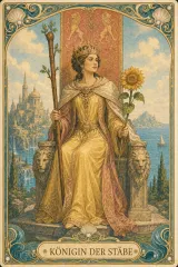 Tarotkarte Königin der Stäbe