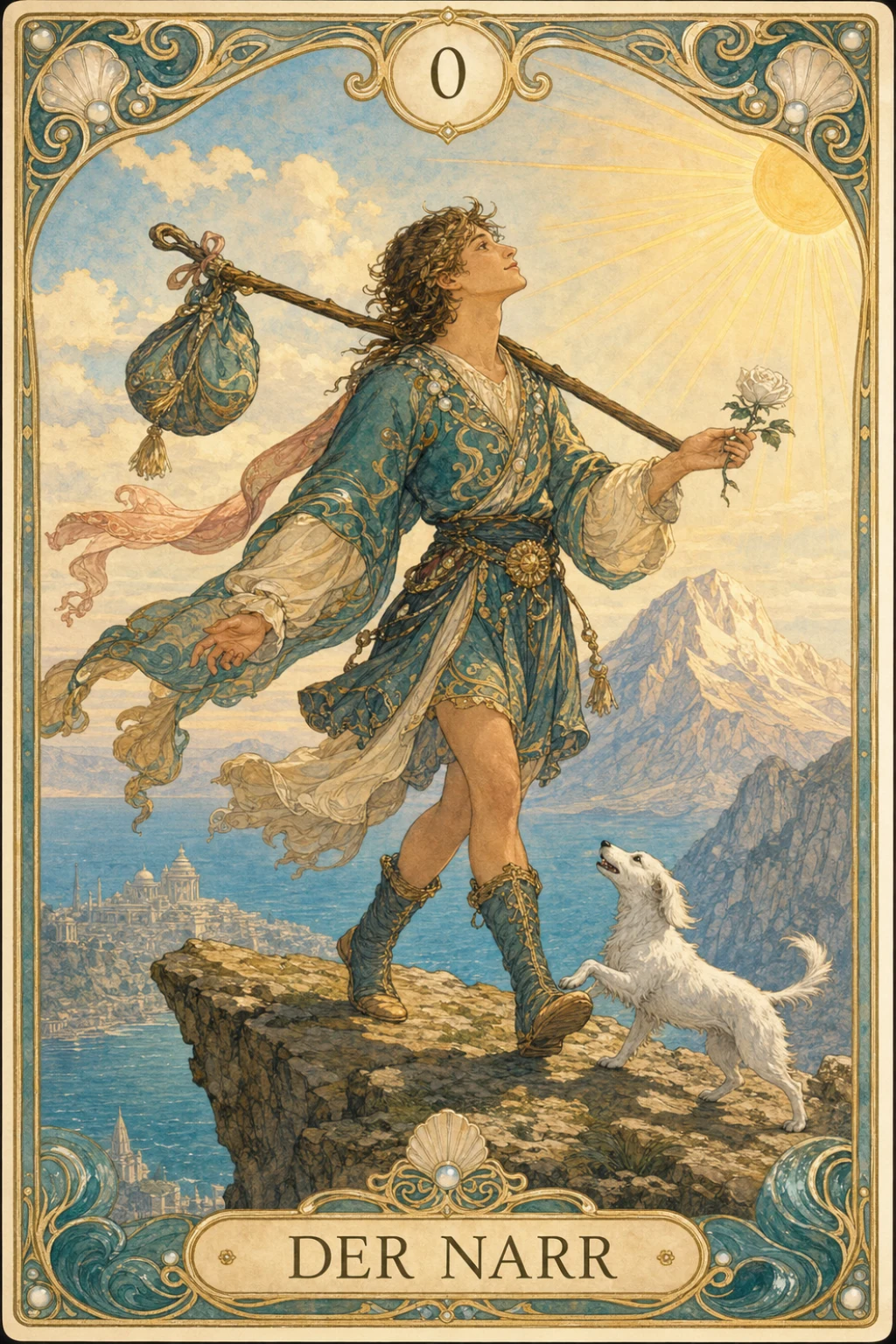 Astrolantis-Tarotkarte Der Narr