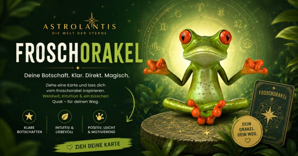 Interaktives Frosch-Orakel von Astrolantis kostenlos online befragen